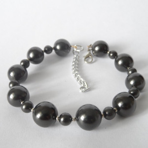 Shungite bracelet  "Roksolana"