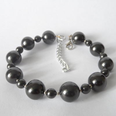 Shungite bracelet  "Roksolana"