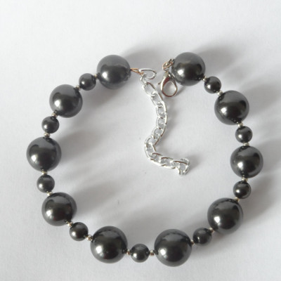 Shungite bracelet  "Roksolana"