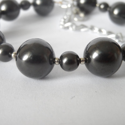 Shungite bracelet  "Roksolana"