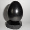 Shungite egg with stand height 9cm