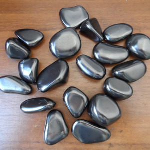 Shungite stone for massage ( pebbles, tumbling stone)