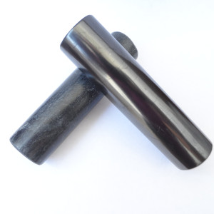 Harmonizers cylindrical of Shungite and Talkohlorit (Soapstone), polished.