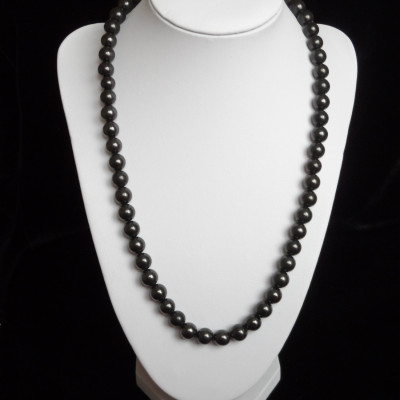 Shungite necklace – 9mm/50pcs.