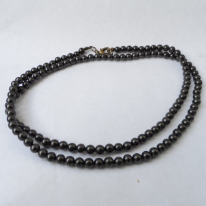 Shungite necklace – 6mm/133pcs.