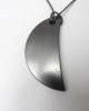 Shungite pendant «Crescent»