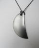 Shungite pendant «Crescent»