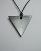 Shungite pendant «Triangle» for women