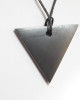 Shungite pendant «Triangle» for women