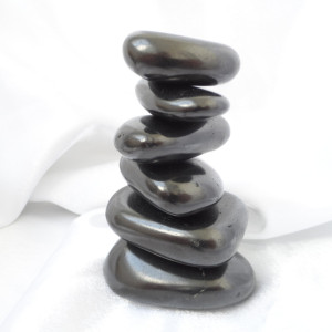 Shungite Cairn, Shungite Inukshuk, Cairn, stones for meditation