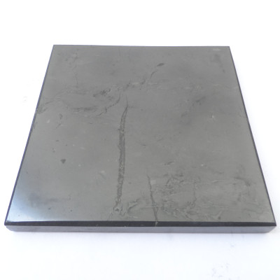 Polished shungite tile 100x100x7mm