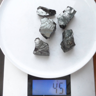 Elite shungite in a baggie ~45 gram Elite shungite in a baggie ~45 gram