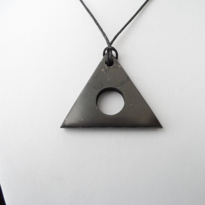 Shungite pendant «Triangle» 