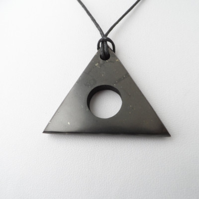 Shungite pendant «Triangle» 