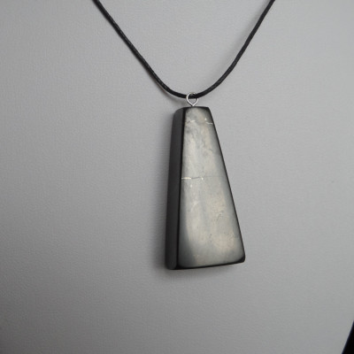 Shungite pendant «Drop»  ( New)