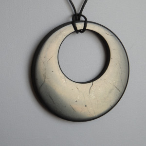 Shungite pendant «Hoop» (New)