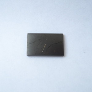 Shungite rectangular plate for cell phone   15x25 mm