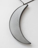 Shungite pendant «Crescent»