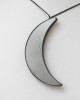 Shungite pendant «Crescent»